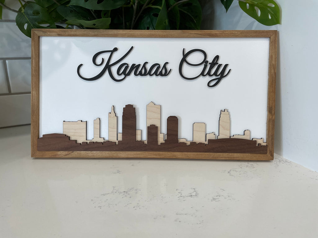 Kansas City skyline Fountain City