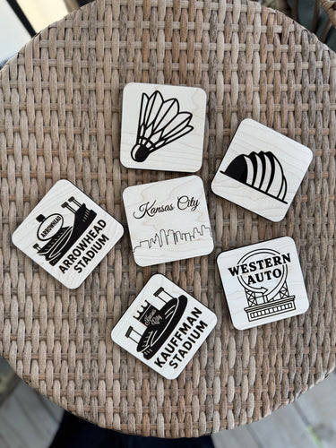 Kansas City Maple Coasters