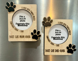 Pet magnetic picture frame