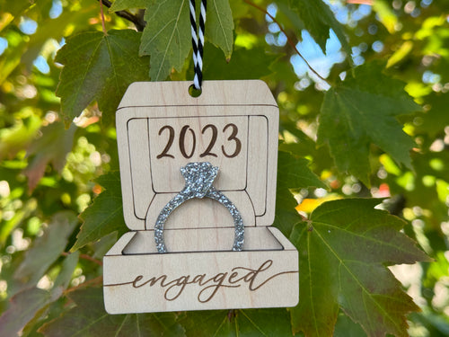 Engaged ornament