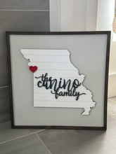 3D Shiplap State Sign