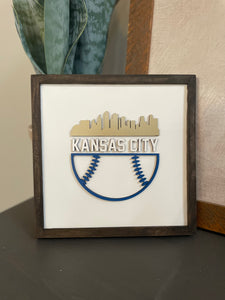 Kansas City Baseball Sign