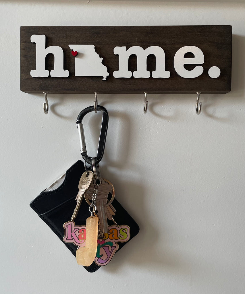 KC key racks with hooks – Fountain City Woodshop