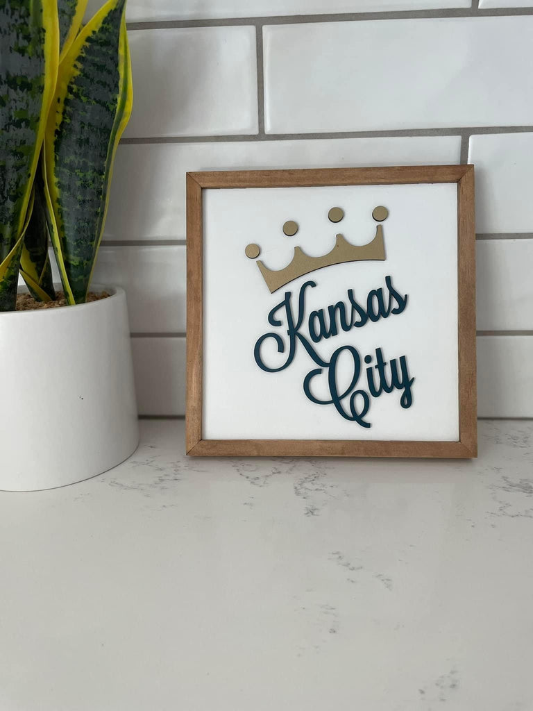 3D Sign Kansas City Crown Fountain City