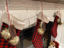 Custom Christmas stocking tags