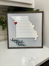 3D Shiplap State Sign
