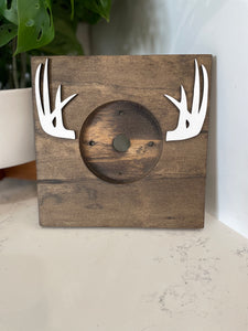 Nest Thermostat Wooden Wall Plate - Antlers