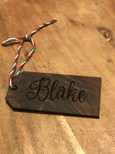 Custom Christmas stocking tags